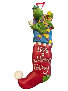 Grinch “Have a Wubbulous Holiday” Midwest Cannon Falls Ornament